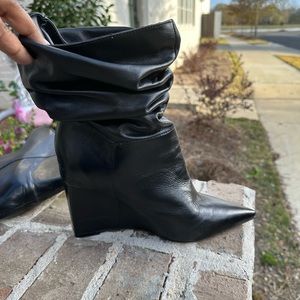 Schutz wedge boots